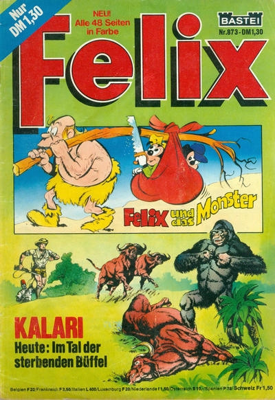 Cover for Felix (Bastei Verlag, 1958 series) #873