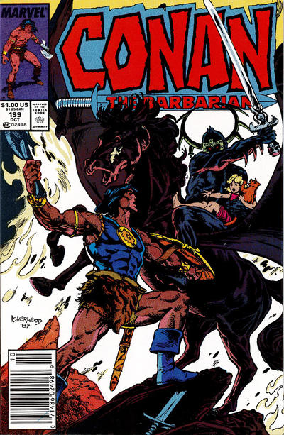 Cover for Conan the Barbarian (Marvel, 1970 series) #199 [Newsstand]