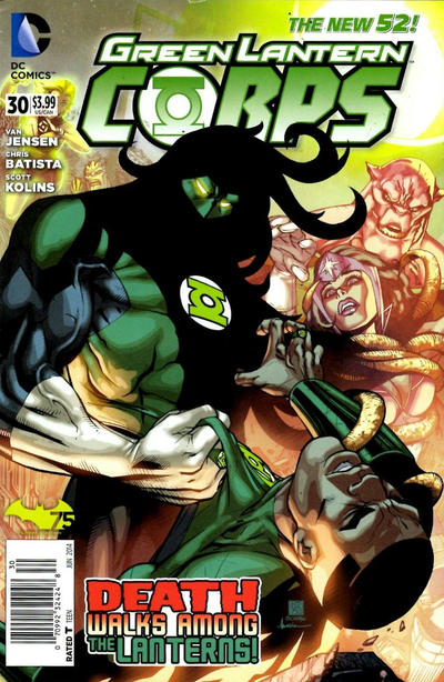 Cover for Green Lantern Corps (DC, 2011 series) #30 [Newsstand]