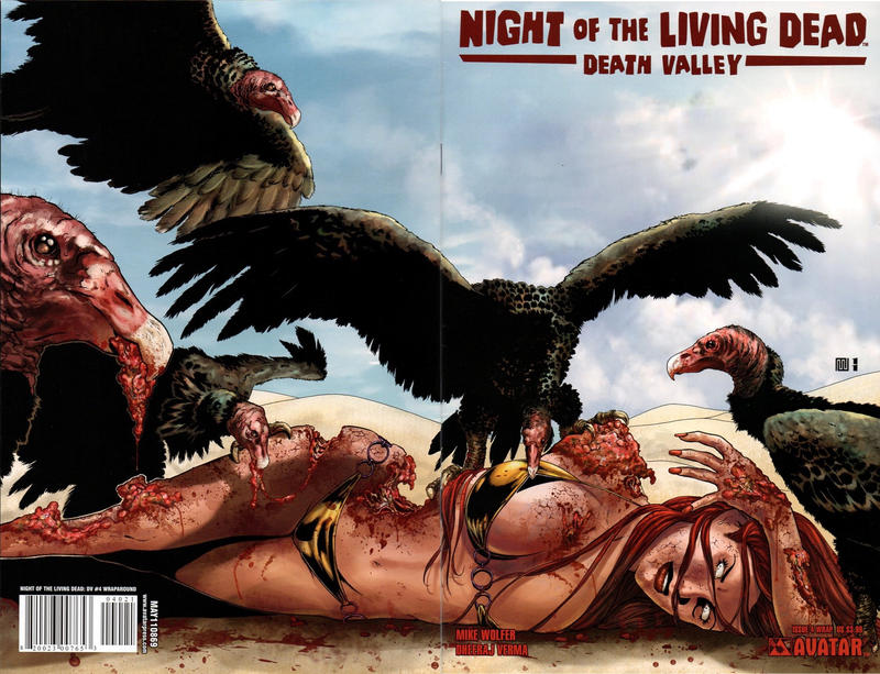 Cover for Night of the Living Dead: Death Valley (Avatar Press, 2011 series) #4 [Wrap]