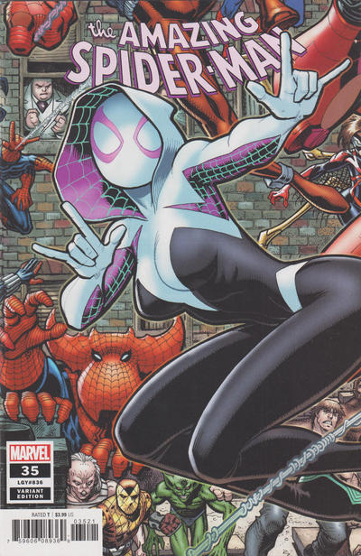 Cover for Amazing Spider-Man (Marvel, 2018 series) #35 (836) [Variant Edition - Arthur Adams Connecting Cover]