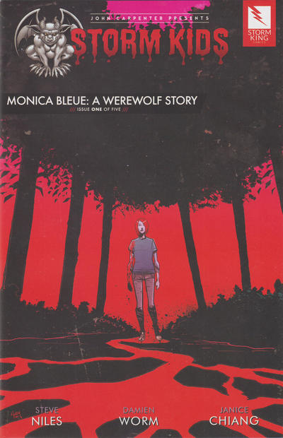 Cover for John Carpenter Presents Storm Kids: Monica Bleue: A Werewolf Story (Storm King Productions, 2019 series) #1
