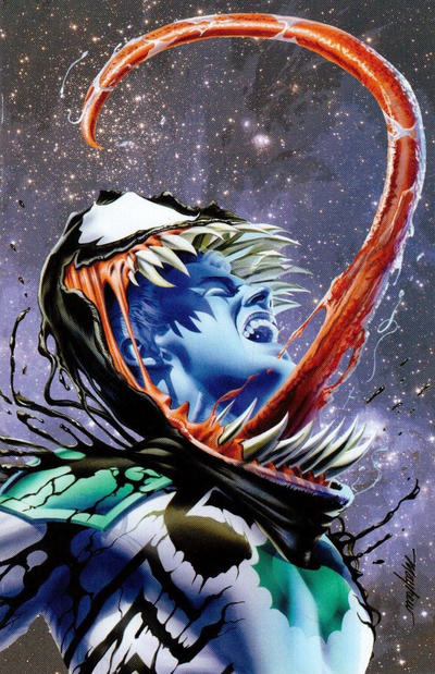Cover for Venom: First Host (Marvel, 2018 series) #1 [The Comic Mint Exclusive - Mike Mayhew Virgin Art]