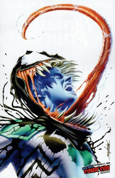 Cover for Venom: First Host (Marvel, 2018 series) #1 [The Comic Mint Exclusive - Mike Mayhew Whiteout Virgin Art]