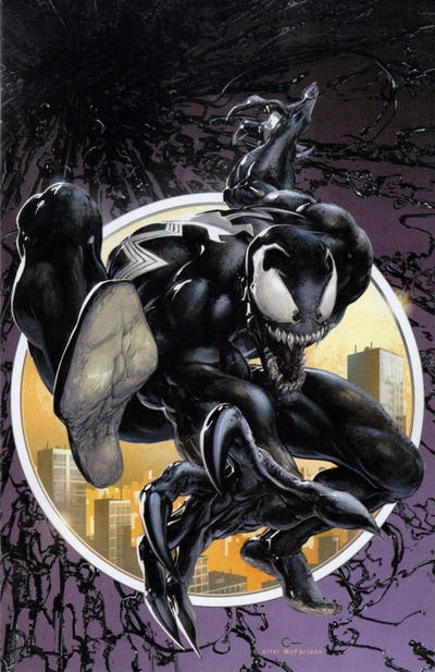 Cover for Venom: First Host (Marvel, 2018 series) #1 [Scorpion Comics / NYCC Exclusive - Clayton Crain Virgin Art]