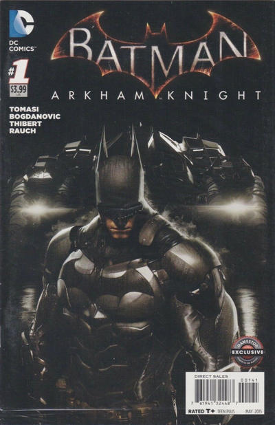 Cover for Batman: Arkham Knight (DC, 2015 series) #1 [Gamestop Exclusive]