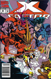 Cover Thumbnail for X-Factor (Marvel, 1986 series) #80 [Newsstand]