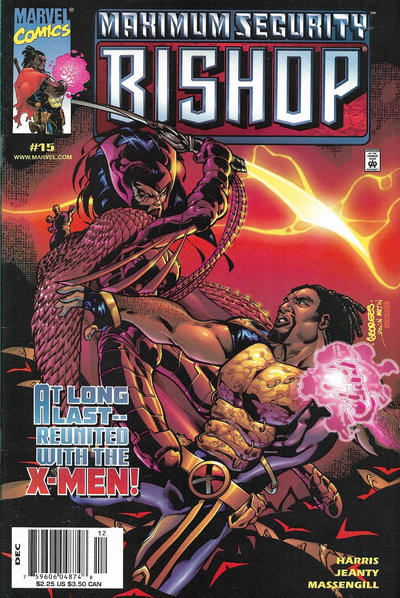 Cover for Bishop: The Last X-Man (Marvel, 1999 series) #15 [Newsstand]
