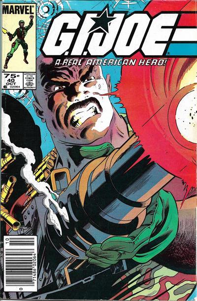 Cover for G.I. Joe, A Real American Hero (Marvel, 1982 series) #40 [Newsstand]