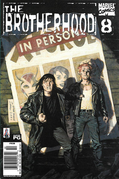 Cover for The Brotherhood (Marvel, 2001 series) #8 [Newsstand]
