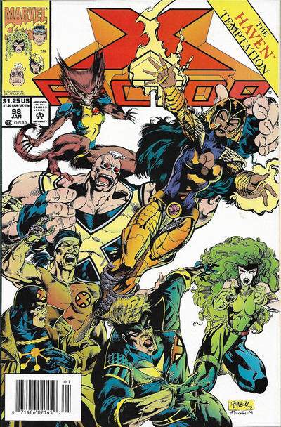 Cover for X-Factor (Marvel, 1986 series) #98 [Newsstand]