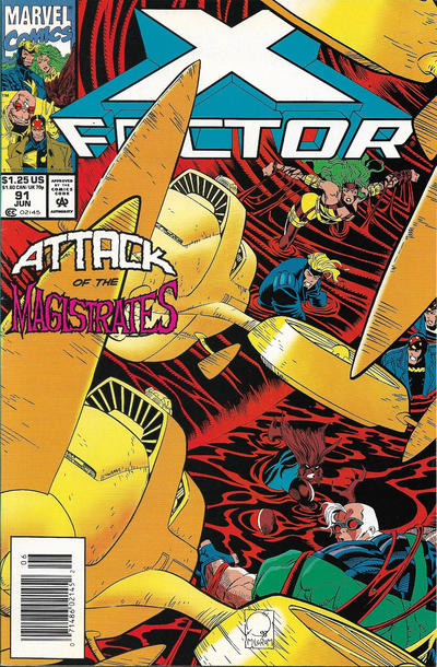 Cover for X-Factor (Marvel, 1986 series) #91 [Newsstand]