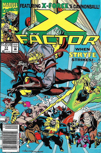 Cover for X-Factor (Marvel, 1986 series) #77 [Newsstand]