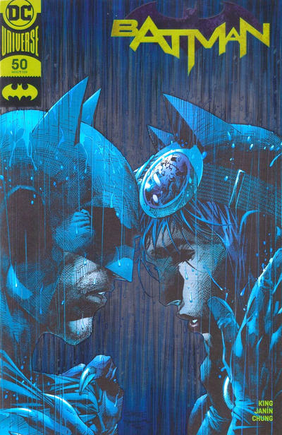 Cover for Batman (DC, 2016 series) #50 [DC Boutique Gold Foil Convention Exclusive Jim Lee & Scott Williams Variant Cover]
