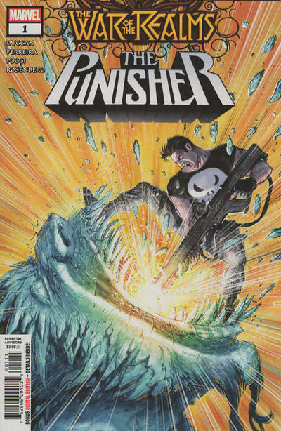 Cover for War of the Realms: Punisher (Marvel, 2019 series) #1 [Juan Ferreyra]