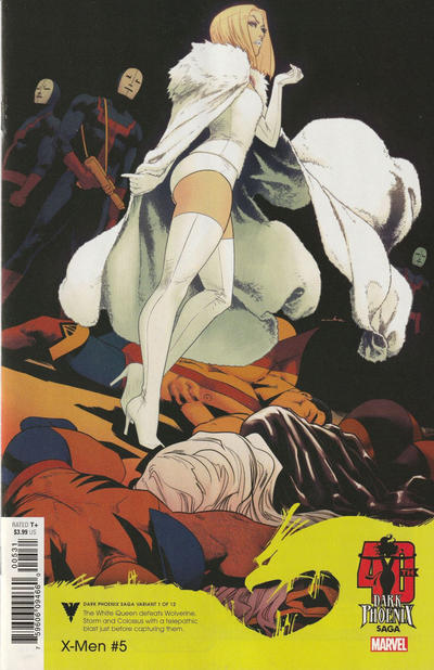 Cover for X-Men (Marvel, 2019 series) #5 [Dark Phoenix Saga Variant 1 of 12]