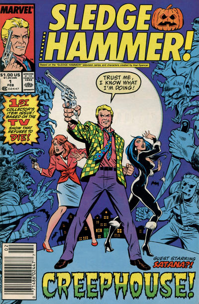Cover for Sledge Hammer (Marvel, 1988 series) #1 [Newsstand]