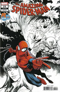 Cover Thumbnail for Amazing Spider-Man (Marvel, 2018 series) #25 (826) [Variant Edition - PX Previews / SDCC 2019 Exclusive - Ryan Ottley Partial Color Cover]