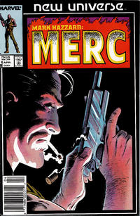 Cover Thumbnail for Mark Hazzard: Merc (Marvel, 1986 series) #6 [Newsstand]