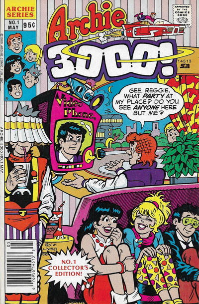 Cover for Archie 3000 (Archie, 1989 series) #1 [Canadian]