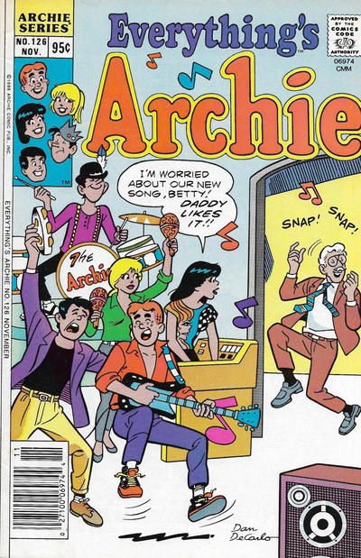 Cover for Everything's Archie (Archie, 1969 series) #126 [Canadian]