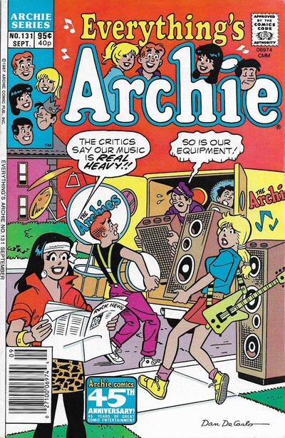 Cover for Everything's Archie (Archie, 1969 series) #131 [Canadian]