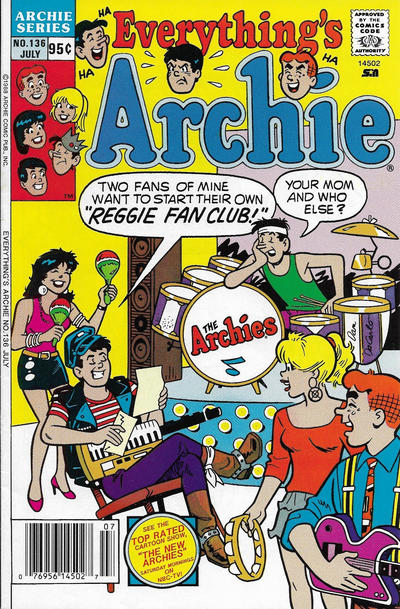 Cover for Everything's Archie (Archie, 1969 series) #136 [Canadian]