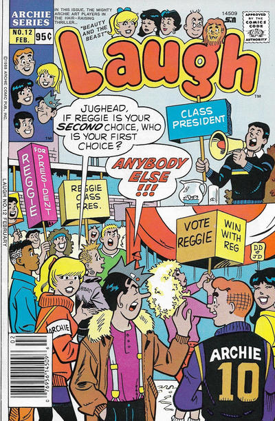 Cover for Laugh (Archie, 1987 series) #12 [Canadian]