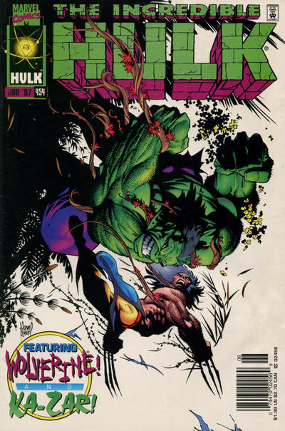 Cover for The Incredible Hulk (Marvel, 1968 series) #454 [Newsstand]