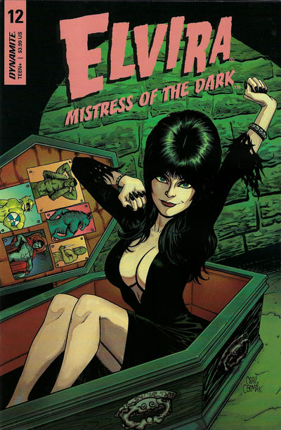 Cover for Elvira Mistress of the Dark (Dynamite Entertainment, 2018 series) #12 [Cover B Craig Cermak]