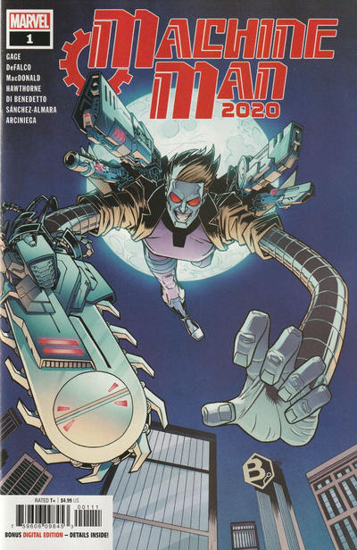 Cover for 2020 Machine Man (Marvel, 2020 series) #1