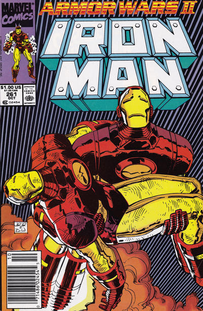 Cover for Iron Man (Marvel, 1968 series) #261 [Mark Jewelers]