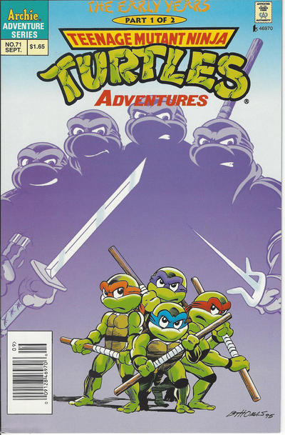 Cover for Teenage Mutant Ninja Turtles Adventures (Archie, 1989 series) #71 [1.65 price]