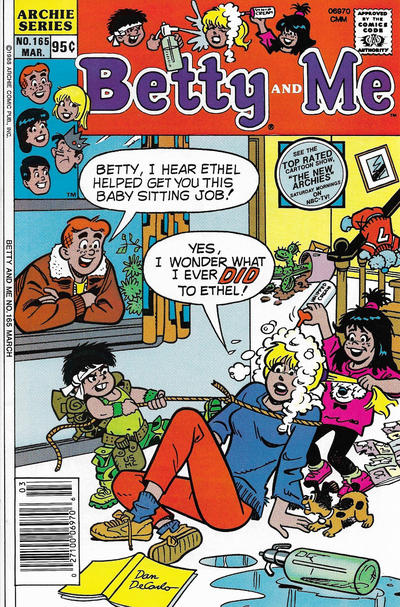 Cover for Betty and Me (Archie, 1965 series) #165 [Canadian]