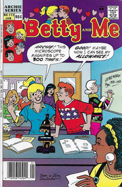 Cover for Betty and Me (Archie, 1965 series) #172 [Canadian]