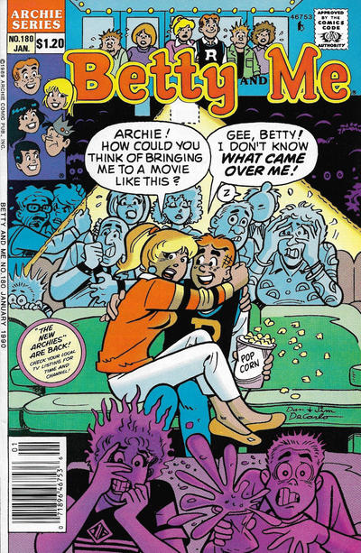 Cover for Betty and Me (Archie, 1965 series) #180 [Canadian]