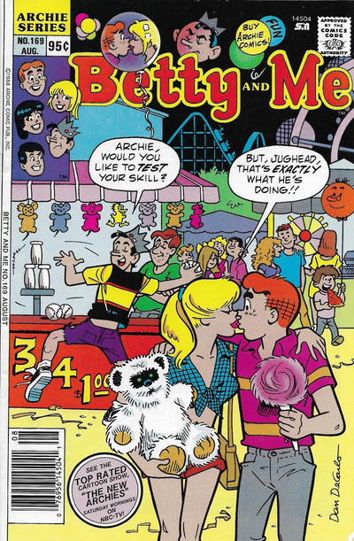 Cover for Betty and Me (Archie, 1965 series) #169 [Canadian]
