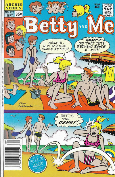 Cover for Betty and Me (Archie, 1965 series) #170 [Canadian]