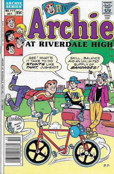 Cover for Archie at Riverdale High (Archie, 1972 series) #111 [Canadian]