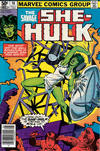 Cover for The Savage She-Hulk (Marvel, 1980 series) #16 [Newsstand]