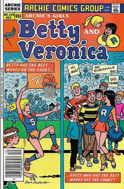 Cover for Archie's Girls Betty and Veronica (Archie, 1950 series) #339
