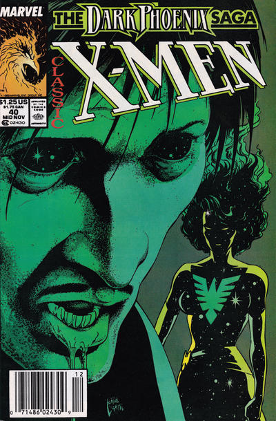 Cover for Classic X-Men (Marvel, 1986 series) #40 [Mark Jewelers]
