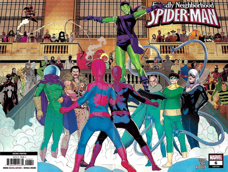 Cover for Friendly Neighborhood Spider-Man (Marvel, 2019 series) #6 (30) [Second Printing - Juann Cabal Wraparound Cover]