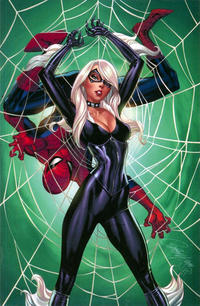 Cover Thumbnail for Amazing Spider-Man (Marvel, 2018 series) #10 (811) [Variant Edition - Black Cat - J. Scott Campbell Virgin Cover]