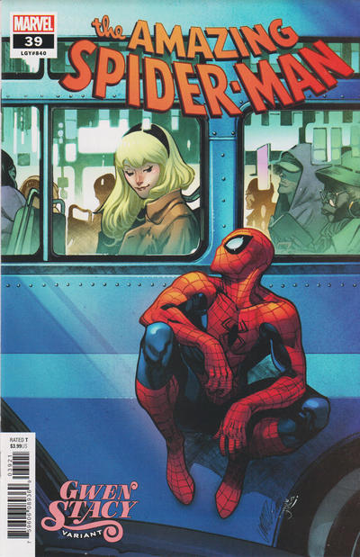 Cover for Amazing Spider-Man (Marvel, 2018 series) #39 (840) [Gwen Stacy Variant - Pepe Larraz Cover]