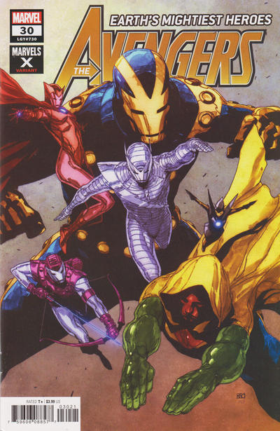 Cover for Avengers (Marvel, 2018 series) #30 (730) [Khoi Pham 'Marvels X']