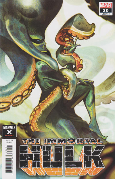 Cover for Immortal Hulk (Marvel, 2018 series) #30 [Mike Del Mundo 'Marvels X']