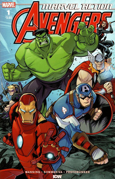 Cover for Avengers (IDW, 2018 series) #1 [Cover A - Jon Sommariva]