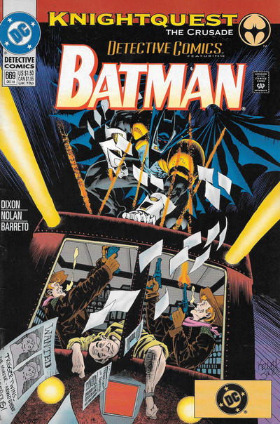 Cover for Detective Comics (DC, 1937 series) #669 [DC Bullet Logo Corner Box]