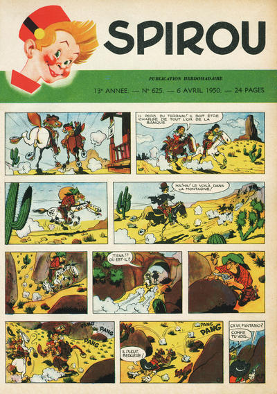 Cover for Spirou (Dupuis, 1947 series) #625